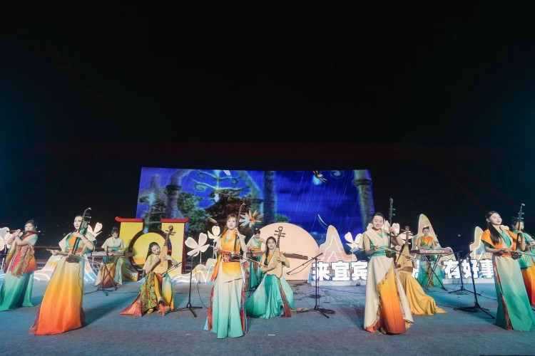 女子十二樂坊的琵琶演奏。宜賓文旅會展集團供圖