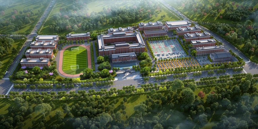 学校建筑风格典雅、大气庄重。学校供图