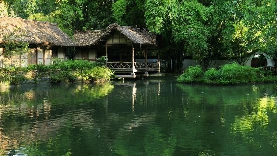 杜甫草堂景區。陳靜供圖