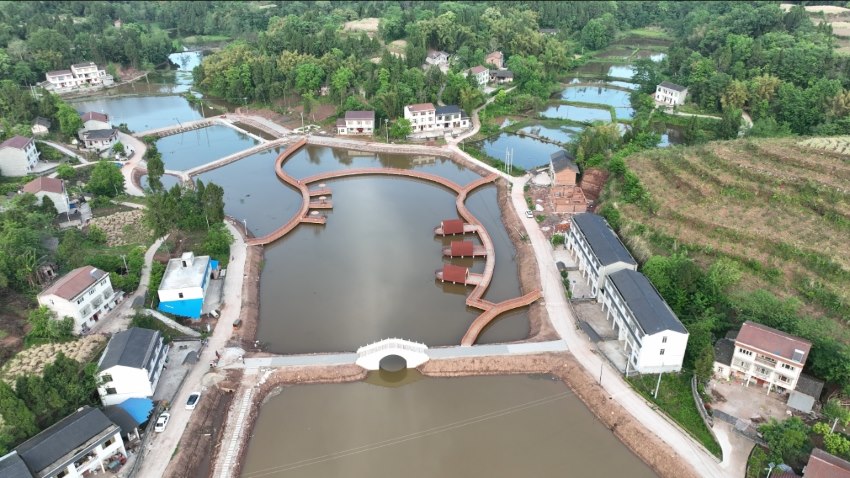 金龙村景色。兴隆镇供图
