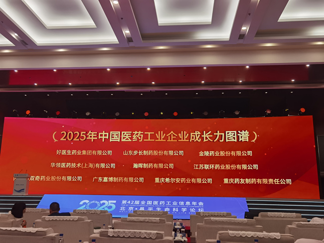 2025年中国医药工业企业成长力图谱。主办方供图