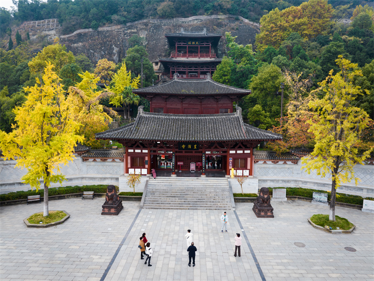 皇泽寺景区。利州区委宣传部供图.