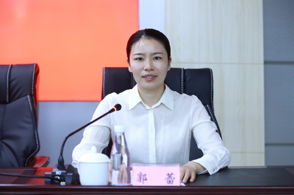 郭蕾介绍广元“四好”品牌。刘仁供图