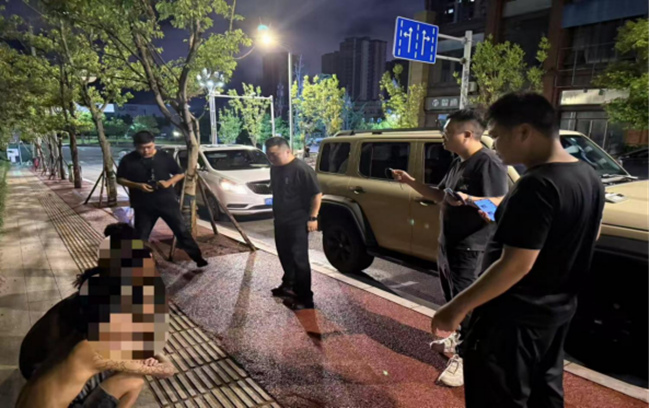 抓捕現場。資陽市公安局供圖