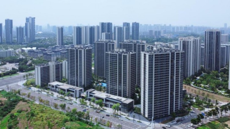 四川天府新区中央法务区。成都天投集团供图
