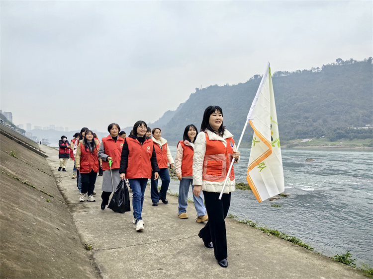 巡河護河志願服務活動 。