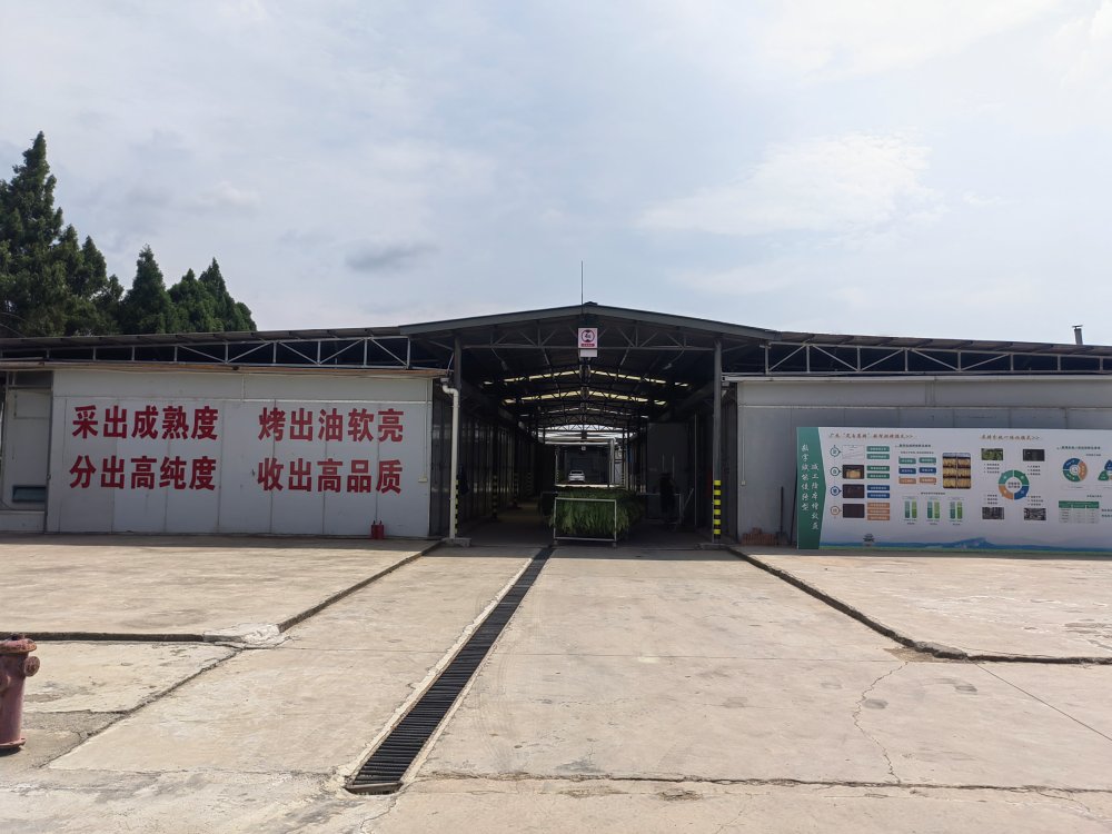 剑阁县双鱼新能源烘烤工场。剑阁县烟草专卖局供图