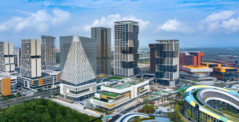 民航科技示创新范区。东部新区党群部供图
