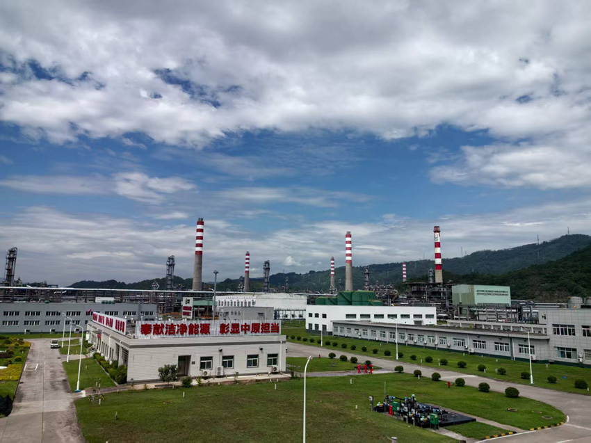 “川氣東送”一線工程源頭——普光氣田。人民網記者 劉海天攝