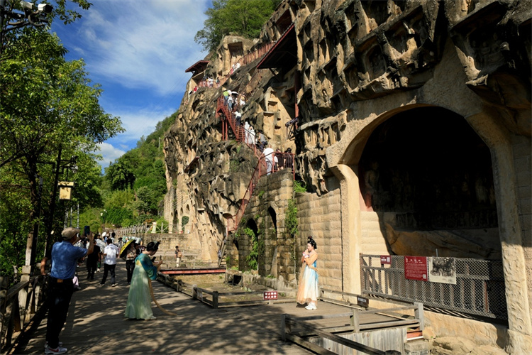 千佛崖景区。侯东供图