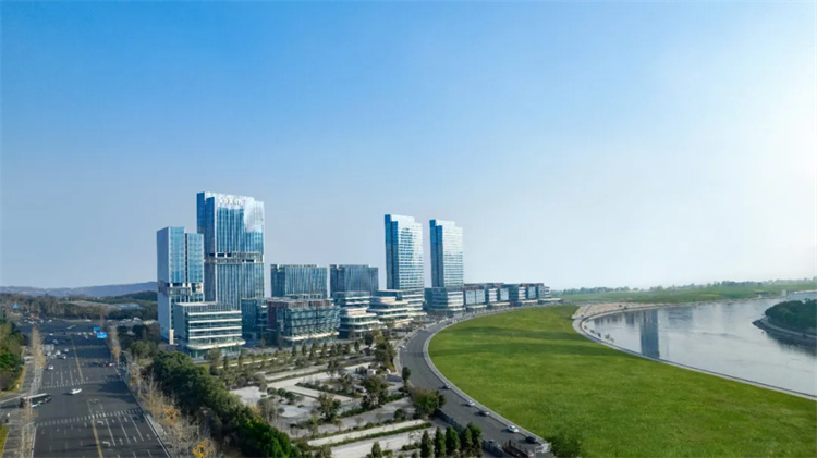 富森美天府直播港。四川天府新区融媒体中心供图