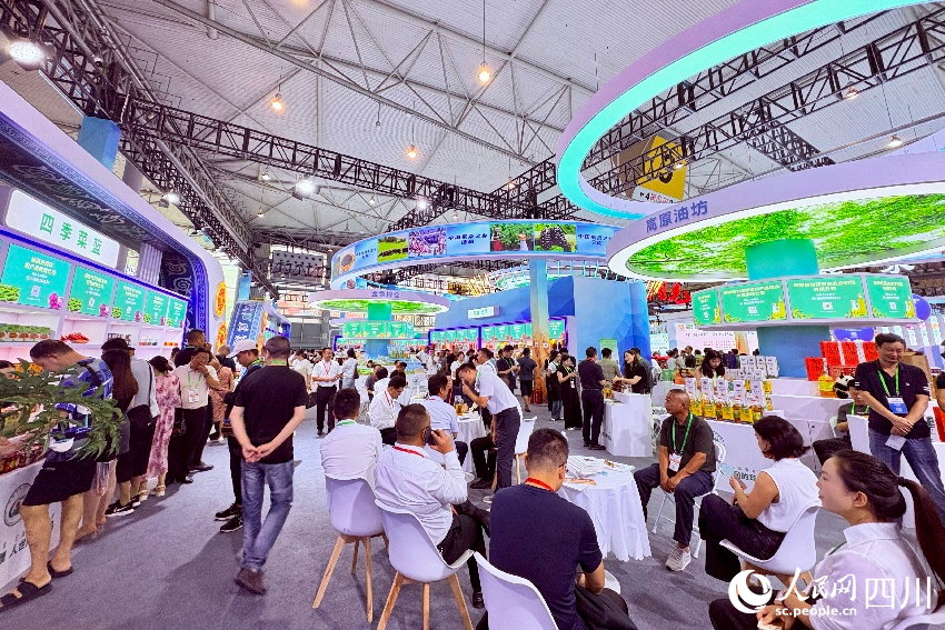 第十一届四川农业博览会现场。人民网记者 朱虹摄