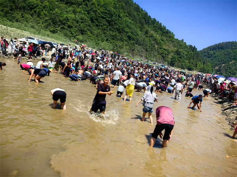 游客體驗活動。青川縣融媒體中心供圖