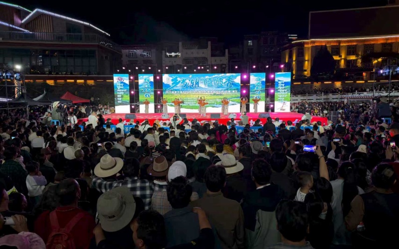 比賽現場。巴塘縣委宣傳部供圖