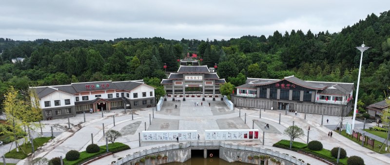 陈毅故里景区。姚阳摄