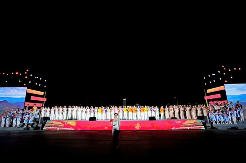 世運主題曲《萬千》大合唱。主辦方供圖