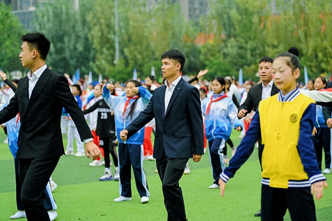 锦江区2025年中小学生综合运动会开幕式。活动主办方供图