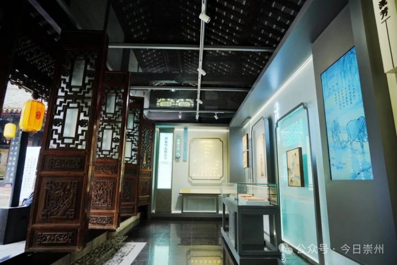 “碧血丹心照古今”展區。崇州市融媒體中心供圖