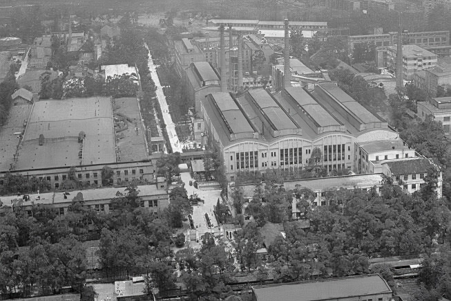 改造前的东郊记忆片区部分外景。四川省住房和城乡建设厅供图