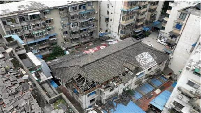 改造前的君平街89号院。四川省住房和城乡建设厅供图