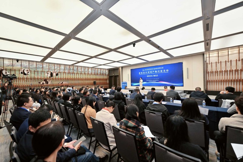 新型顯示領域產融對接會活動現場。工行成都分行供圖