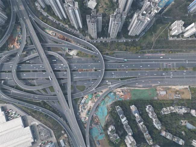 娇子立交站站内通道下穿三环路工程。成都轨道集团供图