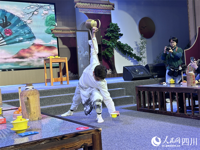 茶藝表演。實習生 朱佳惠攝