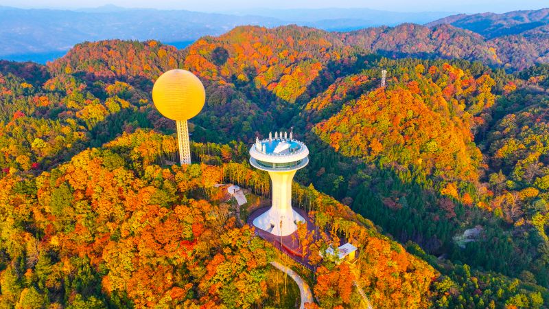 陽光照耀月亮坪。宣漢縣委宣傳部供圖