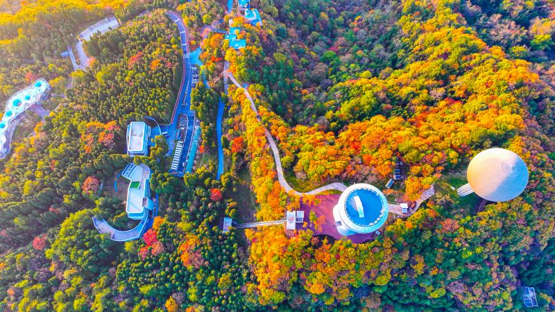 月亮坪俯瞰圖。宣漢縣委宣傳部供圖