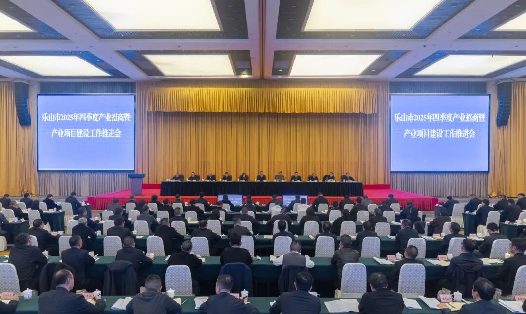 推進會現場。樂山市融媒體中心供圖