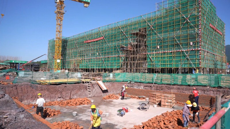 嘉川化工园正加快建设。旺苍县委宣传部 供图