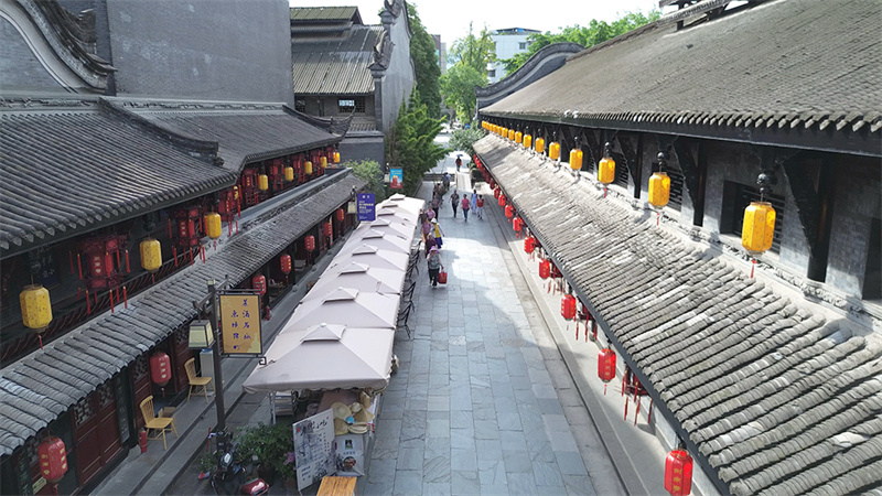 劍南老街。綿竹市融媒體中心供圖
