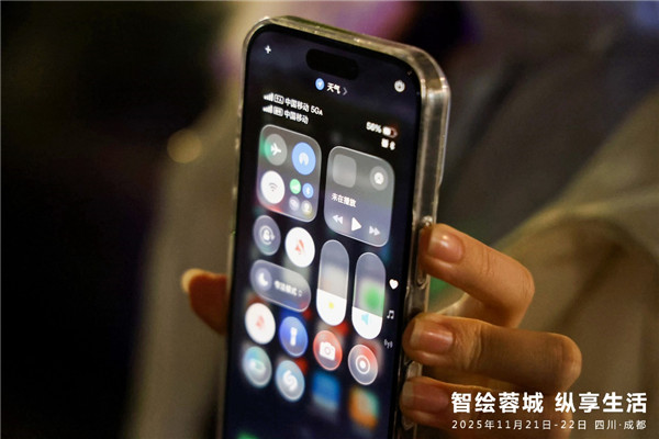5G-A网络覆盖成都。朱艺摄