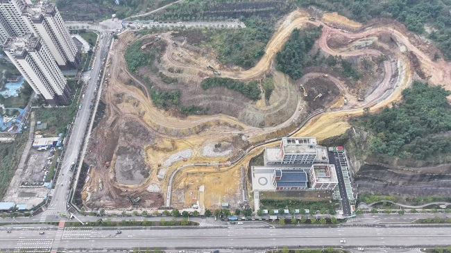 建设现场。徐振宇供图