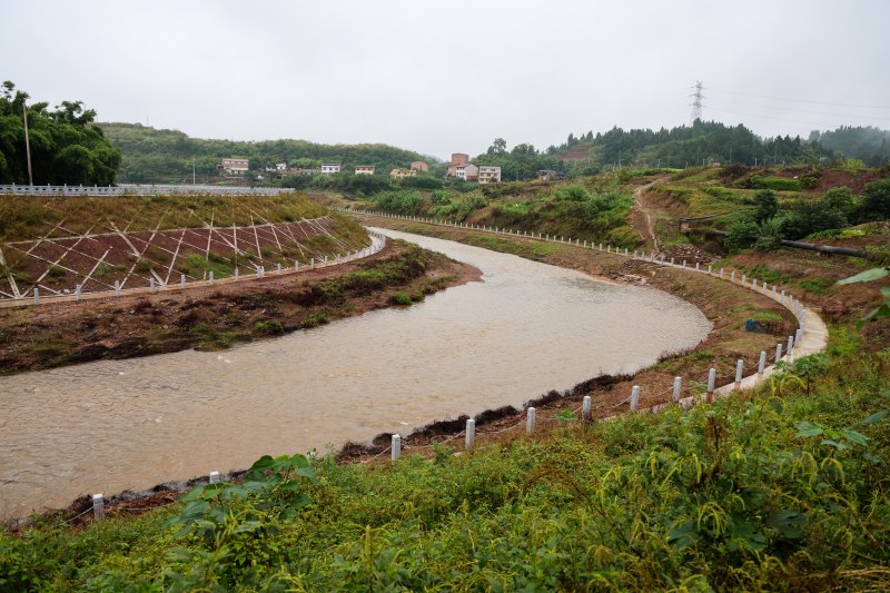 治理后的姚市河流域一隅。吴坤忠摄