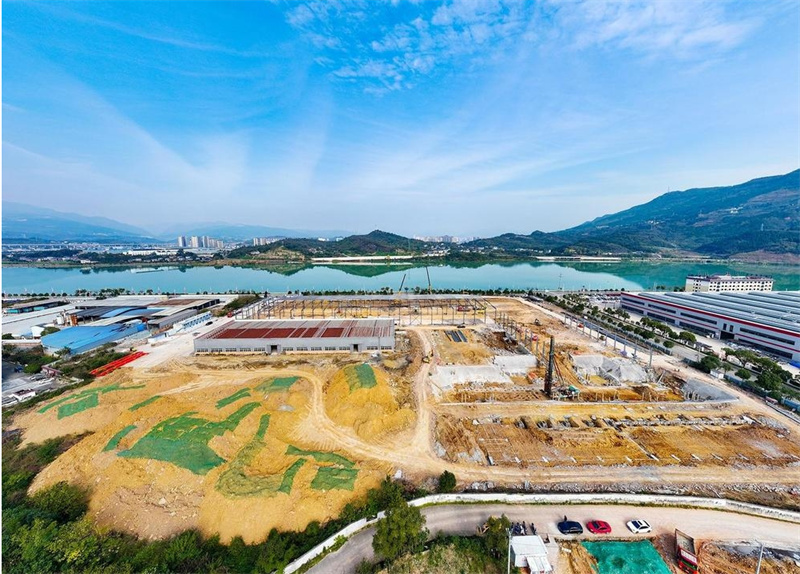 亨通电缆项目建设现场。夏博摄