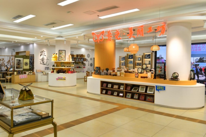 “蓉光·美麗工坊”展銷空間。成都市殘聯供圖