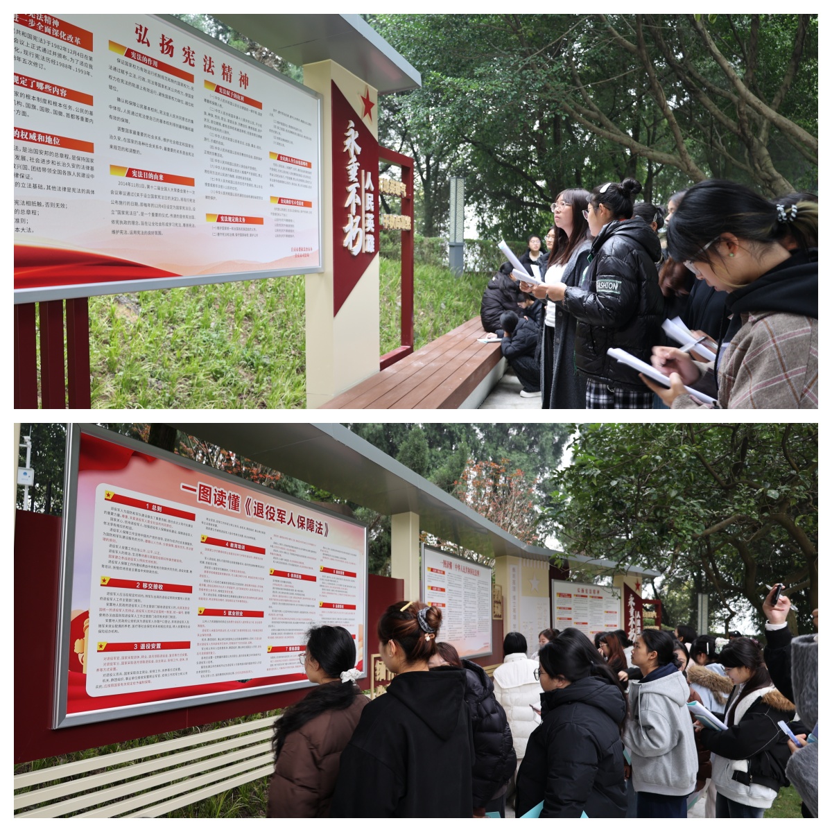 分组学法。自贡市烈保中心供图