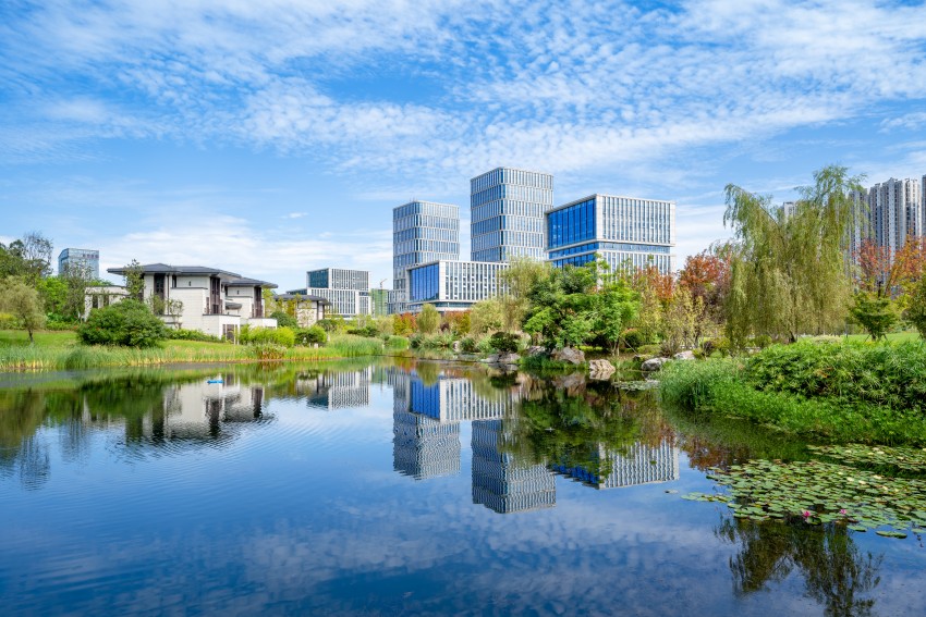 宜賓三江新區科創中心。眉山天府新區融媒體中心供圖