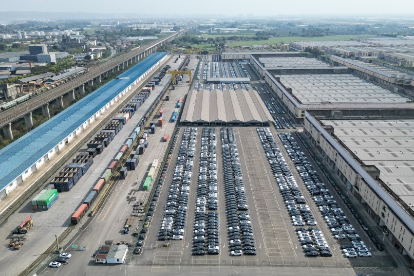 眉山國際鐵路港。眉山天府新區融媒體中心供圖