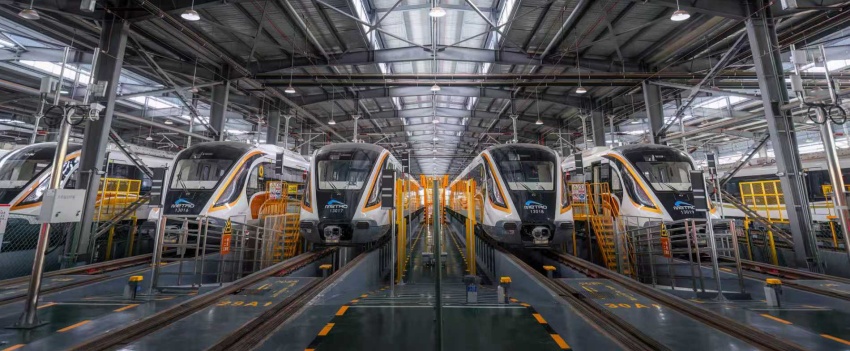 13号线一期列车。成都轨道交通集团供图