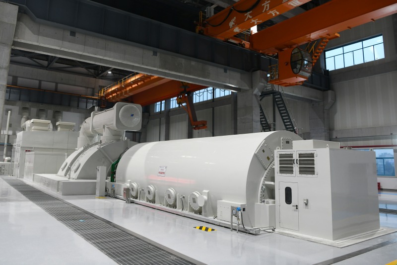 华电内江燃机1号机组主机设备。华电四川公司供图