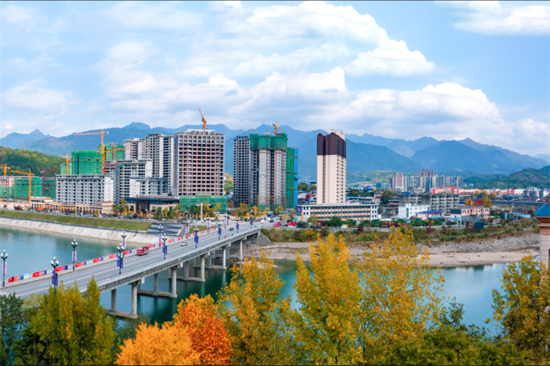 新建成的口袋公园。旺苍县融媒体中心供图