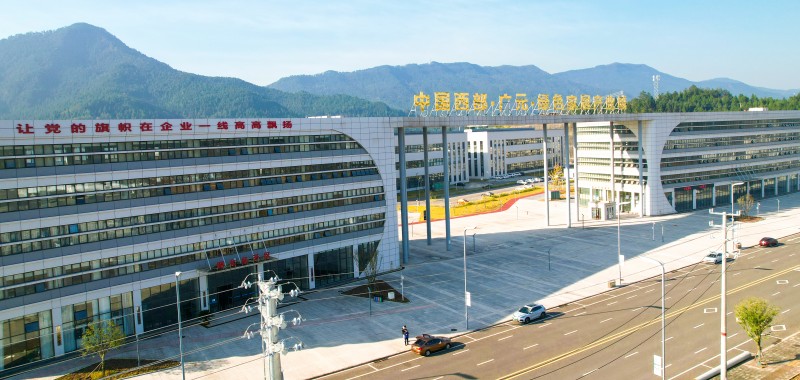 中国绿色家居产业城。昭化区融媒体中心供图