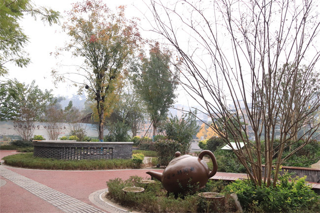 茶陶郵票綠地。張慶麟供圖