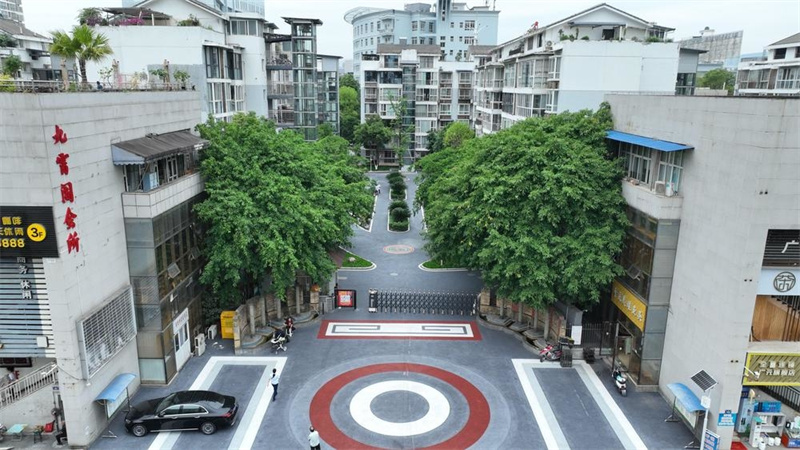 利州区恒星城二期完成老旧小区改造。广元市融媒体中心供图