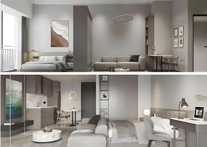 工业四号港保租房效果图。金牛区融媒体中心供图