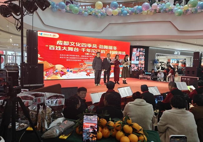 “百姓大舞台·千年沱江韵”村晚海选现场。金堂县委宣传部供图