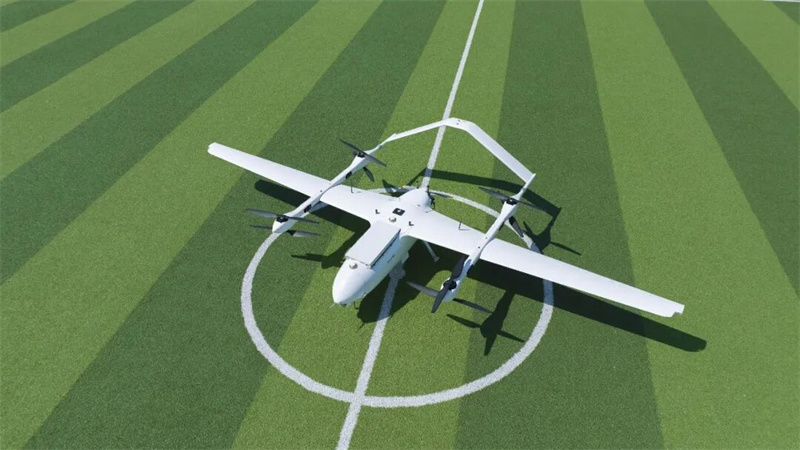 XC-150油電混動無人機。四川天府新區融媒體中心供圖