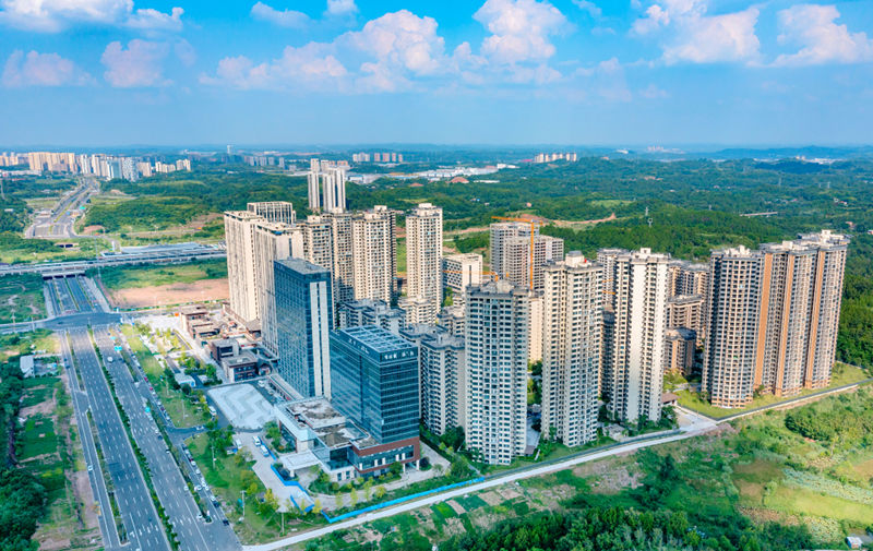 简阳临空经济产业园。简阳市融媒体中心供图